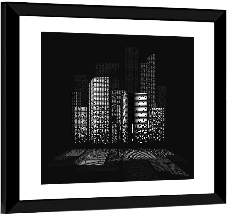 City Lights Abstract Wall Art