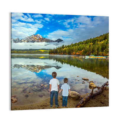 Pyramid Lake Reflection Wall Art