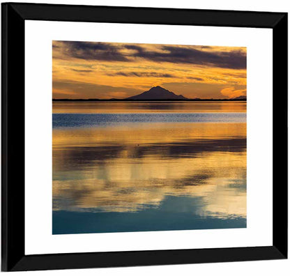 Mt Redoubt and Skilak Lake Wall Art