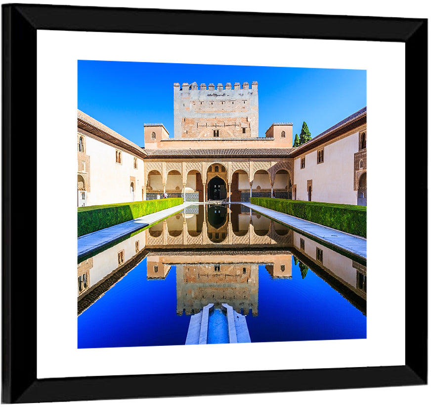 Court of the Myrtles, Alhambra Granada Wall Art