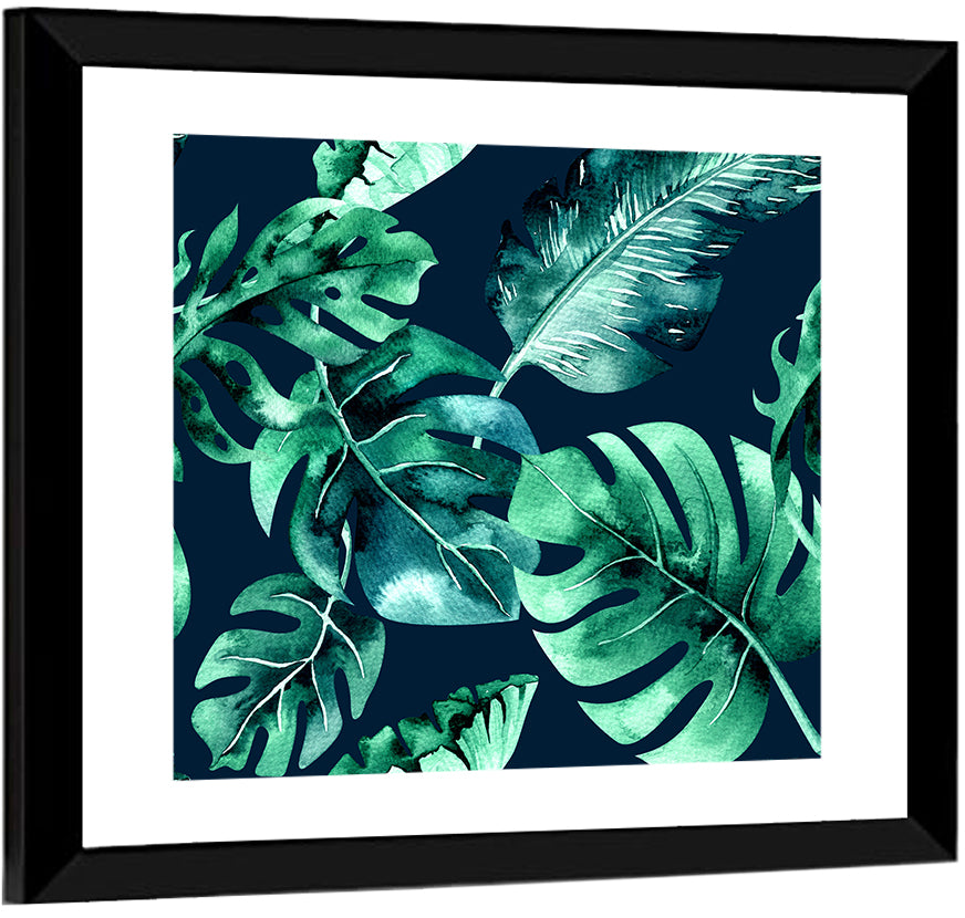 Fresh Leaves Pattern Wall Art