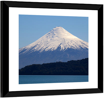 Snow-capped Osorno Volcano Over Lake Wall Art