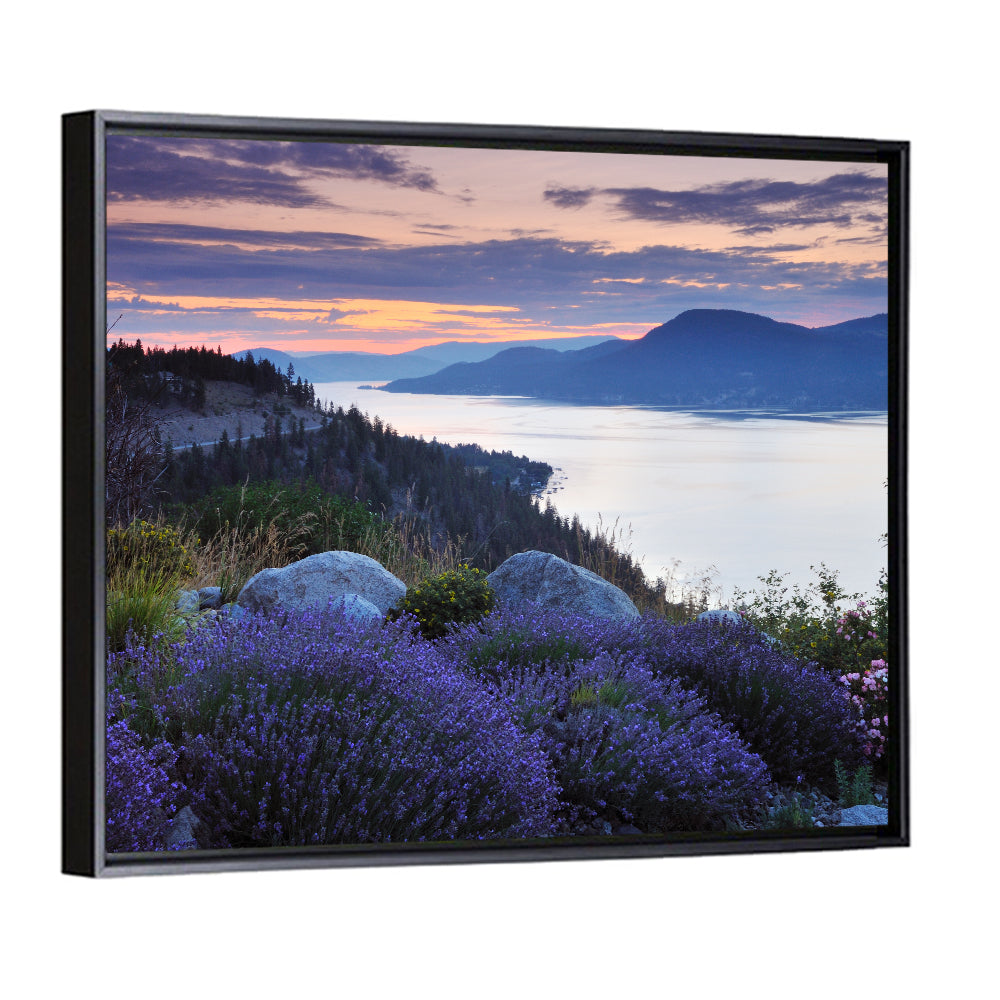 Okanagan Lavender Lake Wall Art