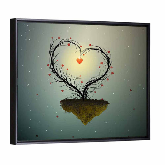 Floating Heart Tree Wall Art