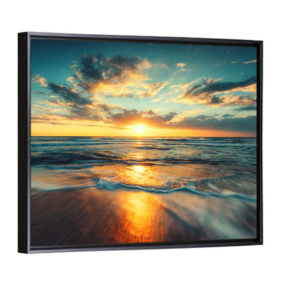 Cloudscape Over Beach Wall Art