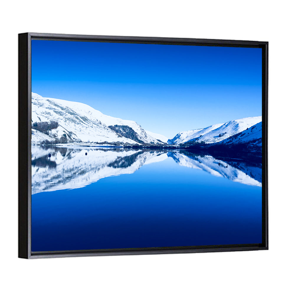 Tal Y Llyn Winter Reflection Wall Art