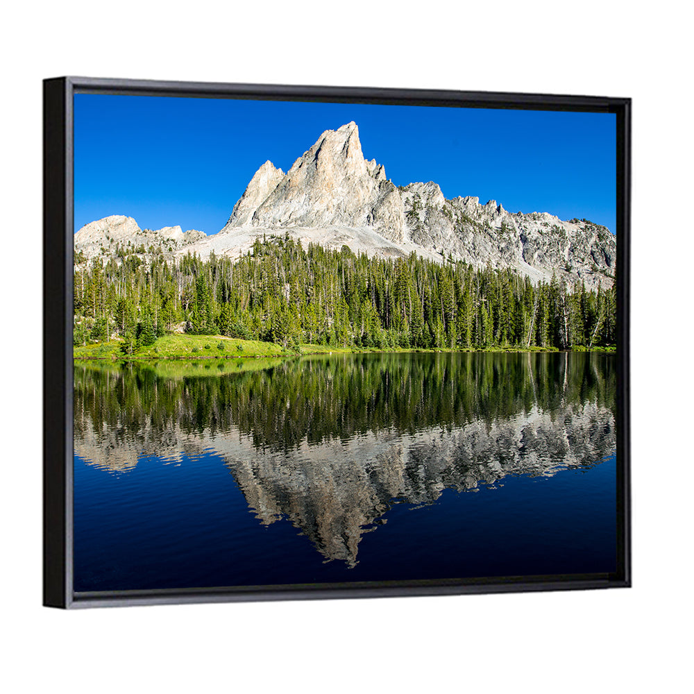 Sawtooth Peaks at Alice Lake Wall Art