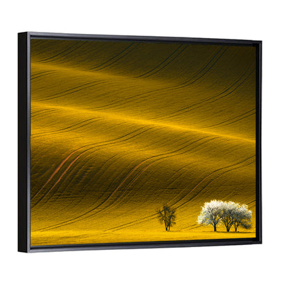 Wavy Rapeseed Field Wall Art