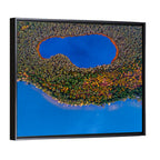Autumn Forest Lake Wall Art