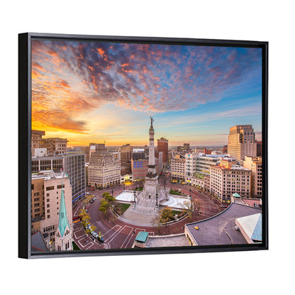 Indianapolis Monument Circle Wall Art