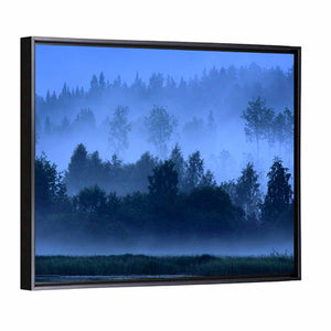 Finnish Foggy Night Wall Art