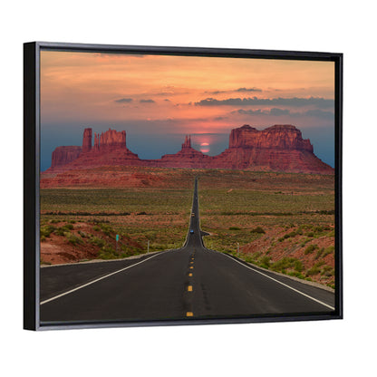 Tribal Park Monument Valley Sunset Wall Art