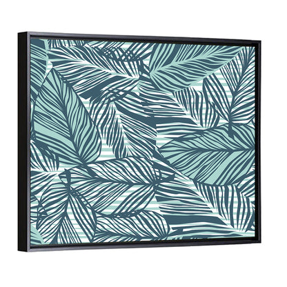 Palm Leaves Pattern Wall Art