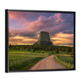 Devils Tower at Sunset Wall Art