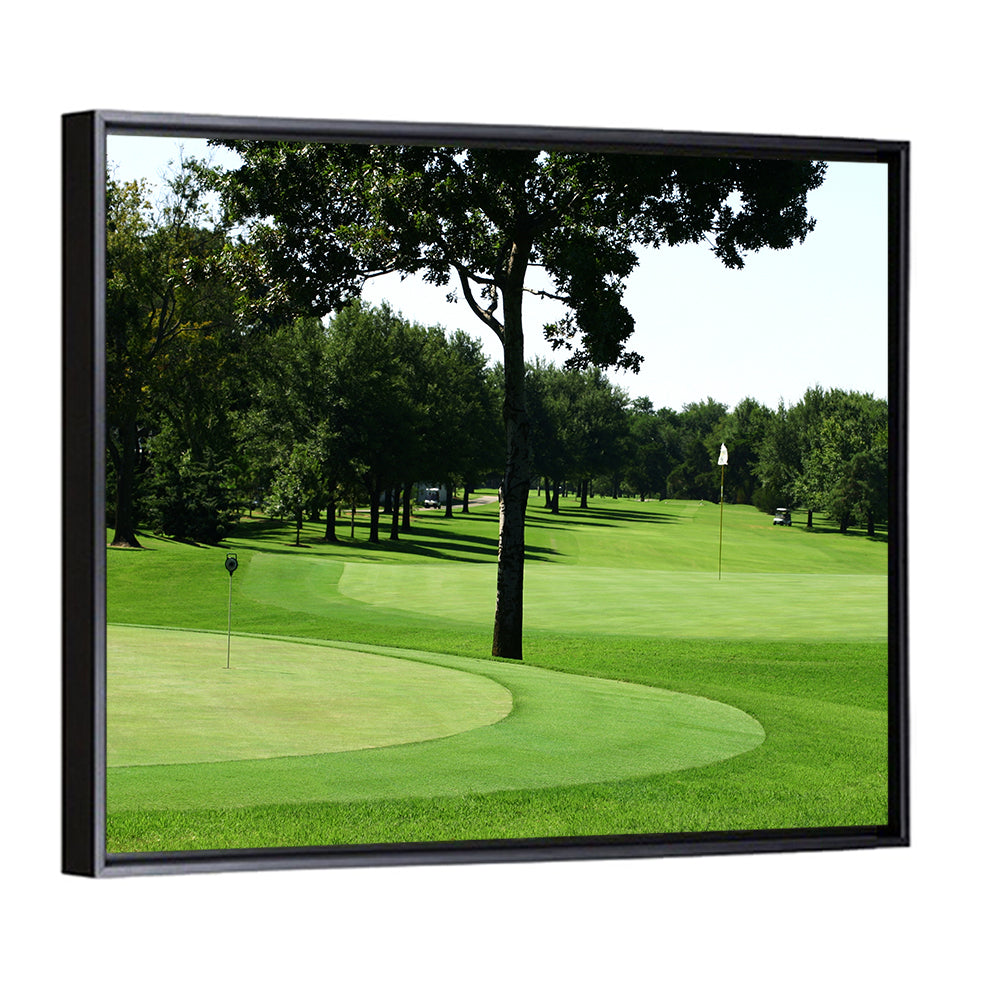Oklahoma Golf Course Greens Wall Art