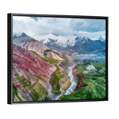 Mount Lenin Glacial Valley Wall Art