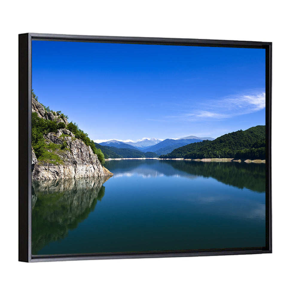Calm Mountain Lake Reflection Wall Art