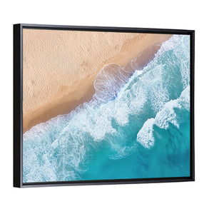 Beach Sea Waves Wall Art