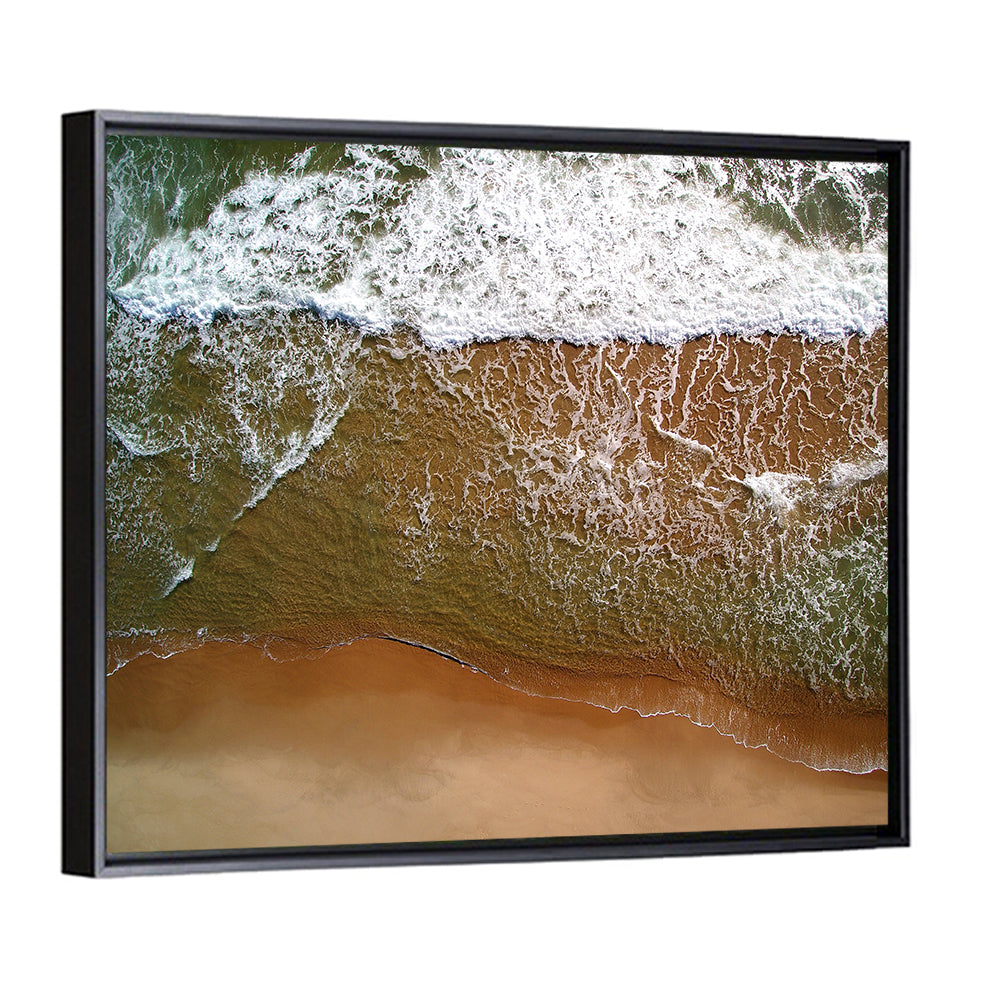 Misquamicut Beach Aerial View Wall Art