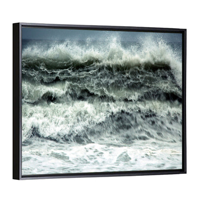 Stormy Coastline Wave Wall Art