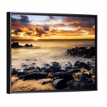Phillip Island Sunset Silhouettes Wall Art