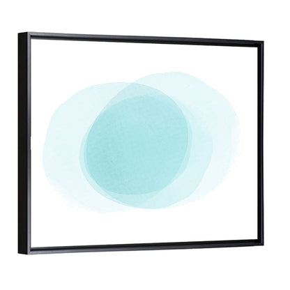 Translucent Blue Circles Wall Art