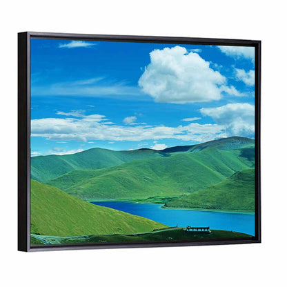 Yamdrok Tso Turquoise Lake Wall Art