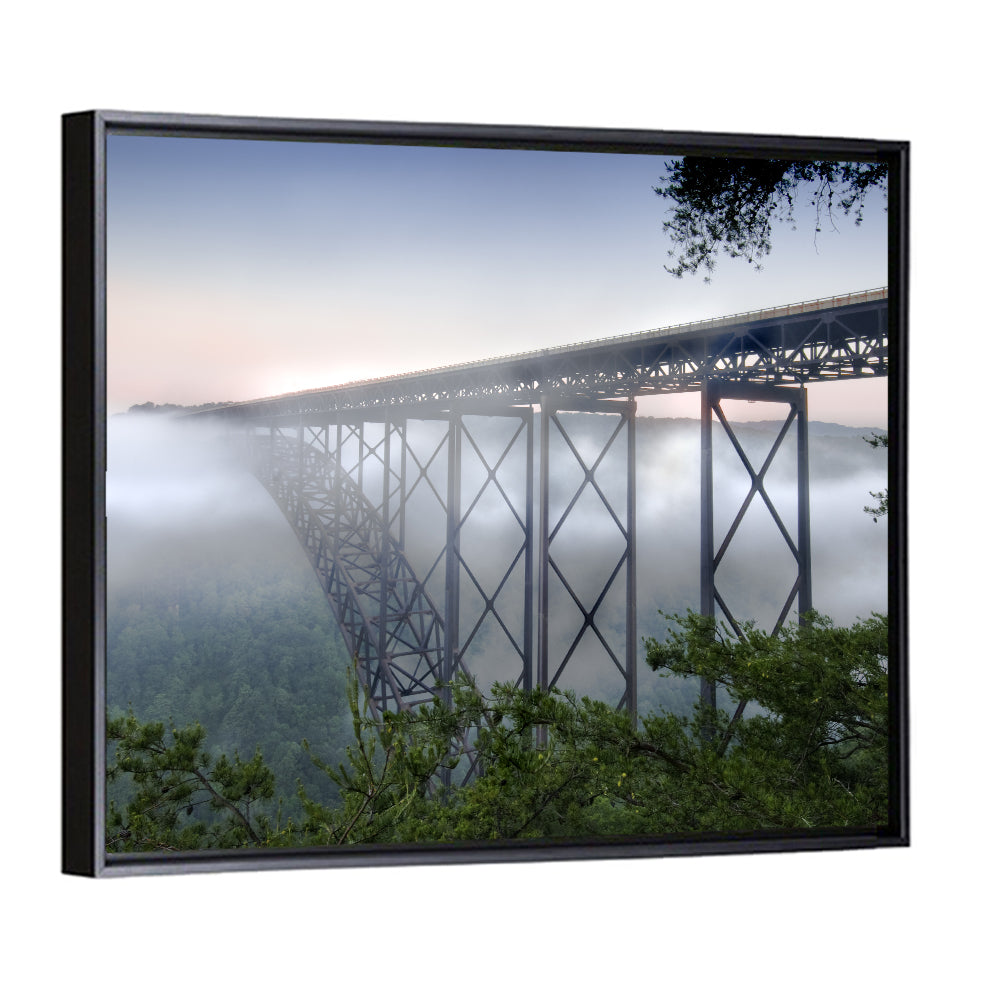 New River Gorge Bridge at Dawn Wall Art