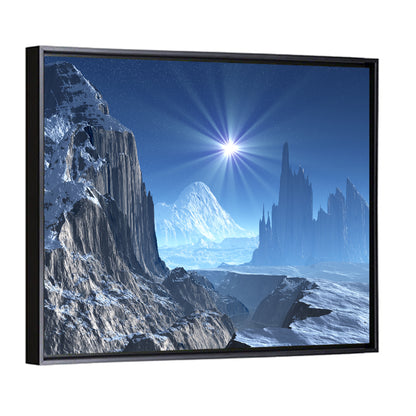 Frozen Alien World Wall Art