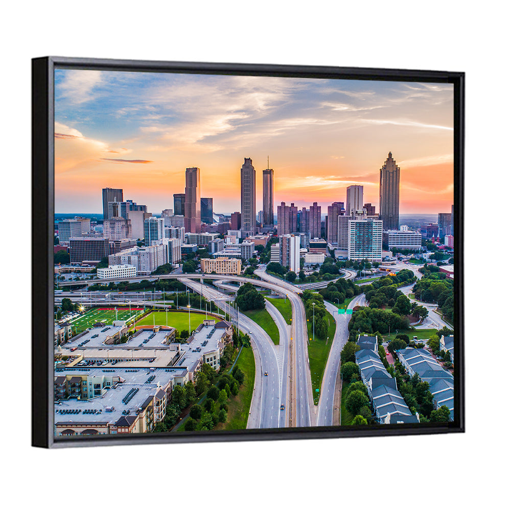Downtown Atlanta Skyline Wall Art