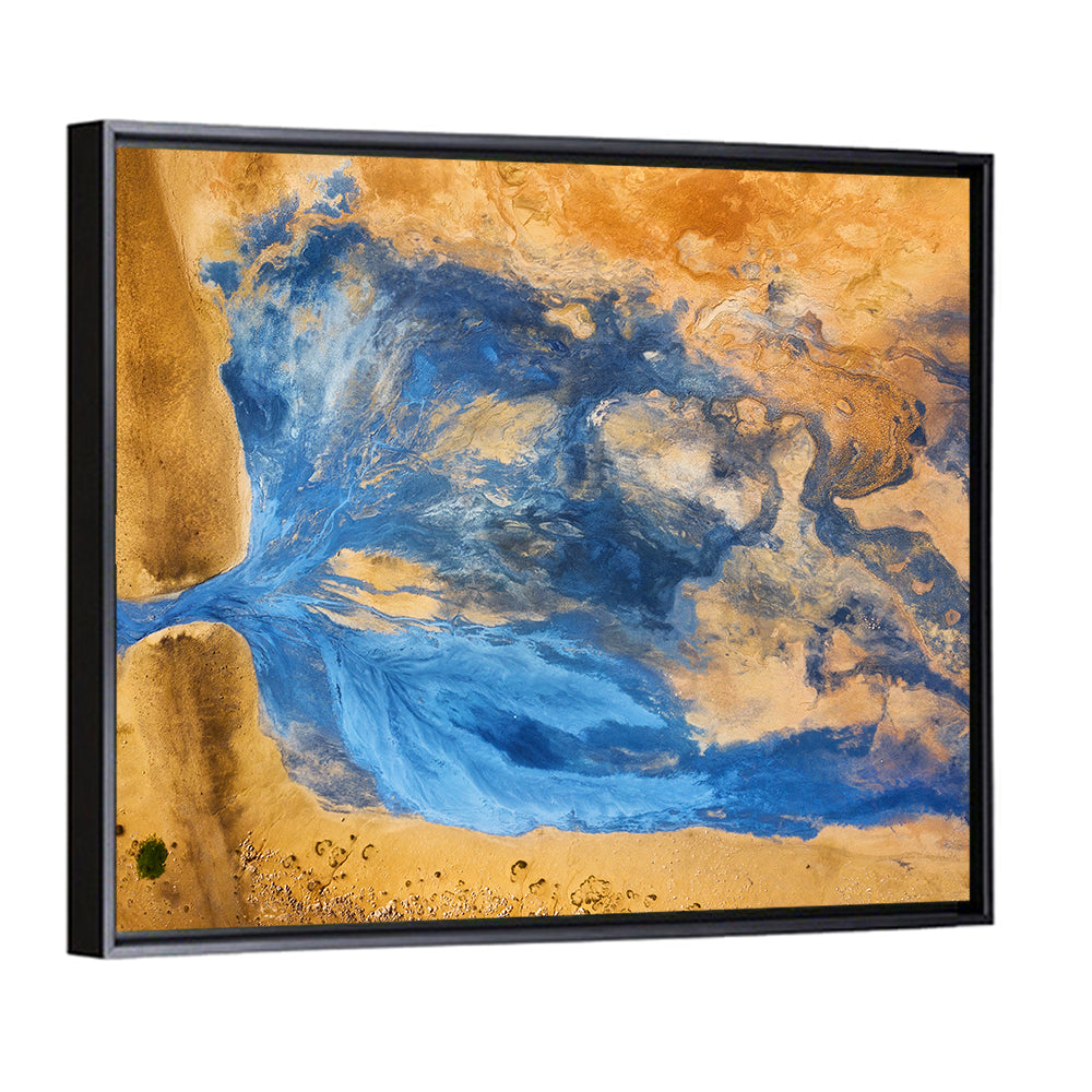 Geysers Valley Aerial View Wall Art