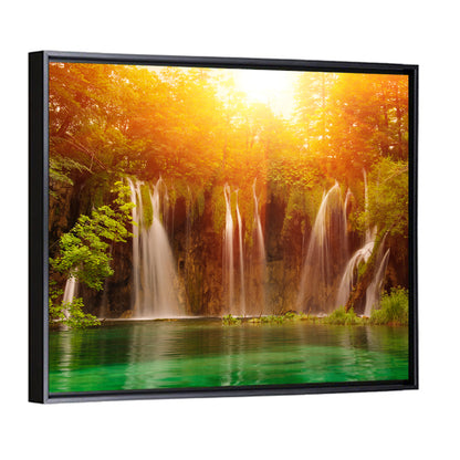 Plitvice Lakes Waterfalls Wall Art