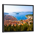 Hvar Harbor Aerial View Wall Art