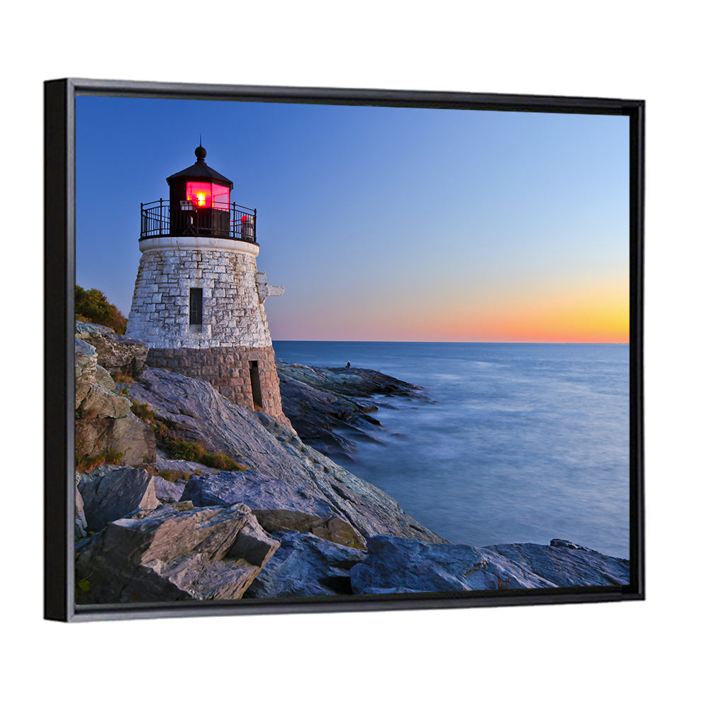 Castle Hill Lighthouse at Dusk Wall Art