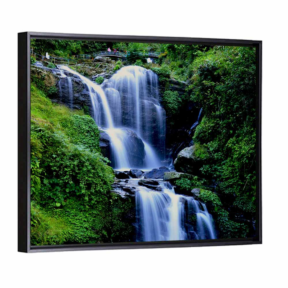 Tiered Waterfall in West Bengal Wall Art