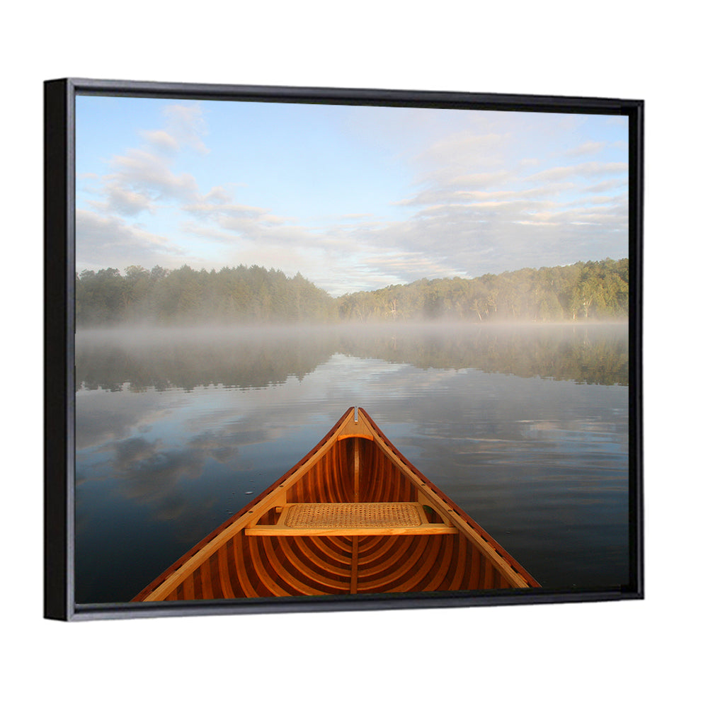 Cedar Canoe on Lake Ontario Wall Art