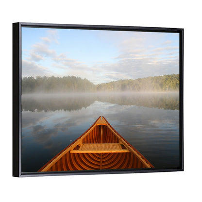Cedar Canoe on Lake Ontario Wall Art