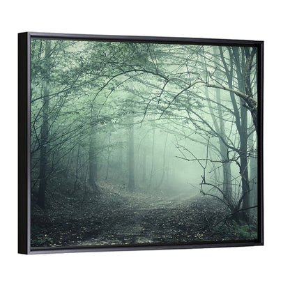 Misty Forest Path Wall Art