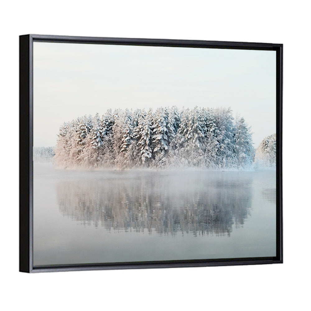 Misty Karelia Lake Wall Art