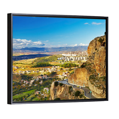Constantine Cliffside at Golden Hour Wall Art