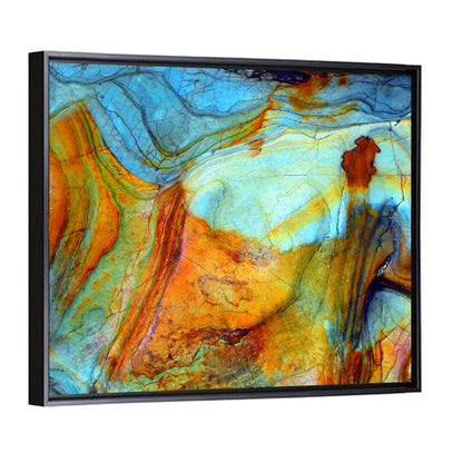 Agate-inspired Rock Pattern Wall Art
