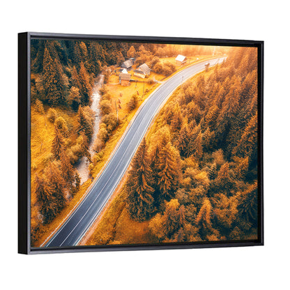 Carpathian Autumn Road Wall Art