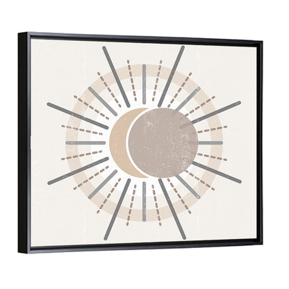 Sun Print Boho Minimalist II Wall Art