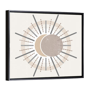 Sun Print Boho Minimalist II Wall Art