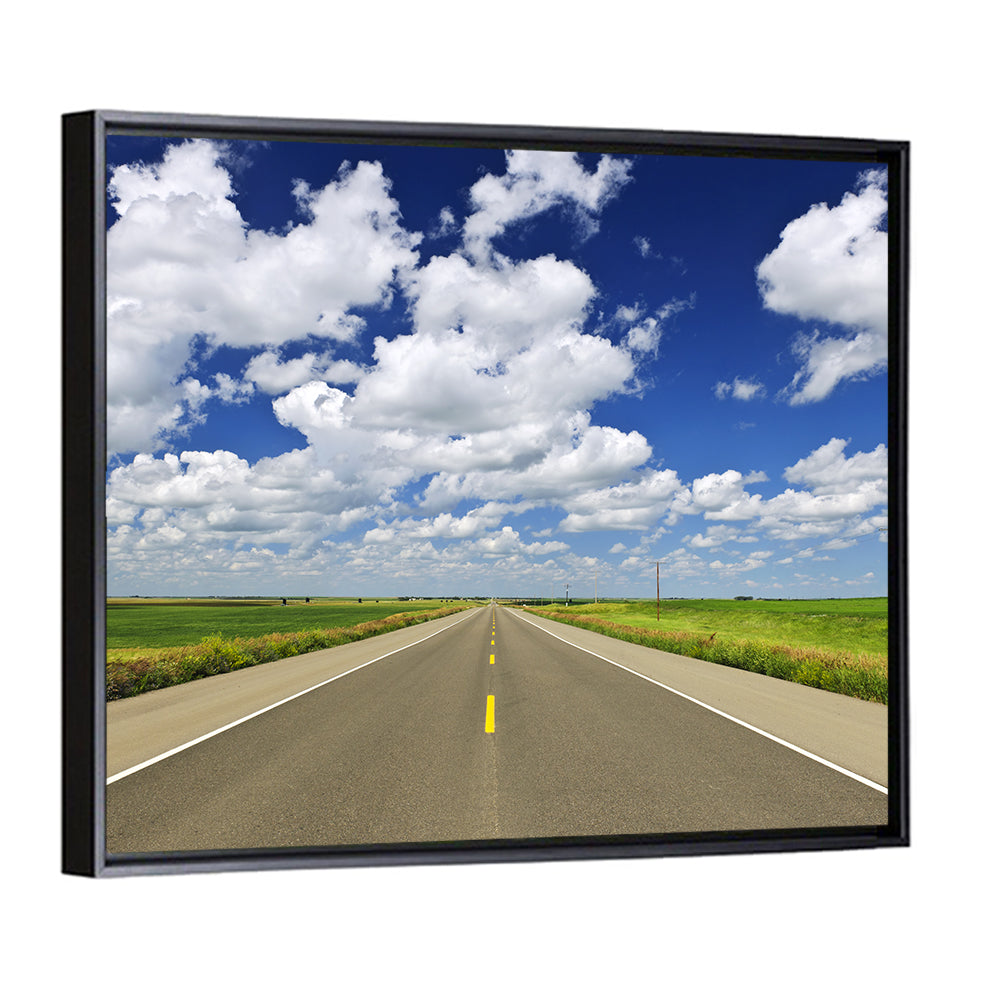 Saskatchewan Prairies Highway Wall Art