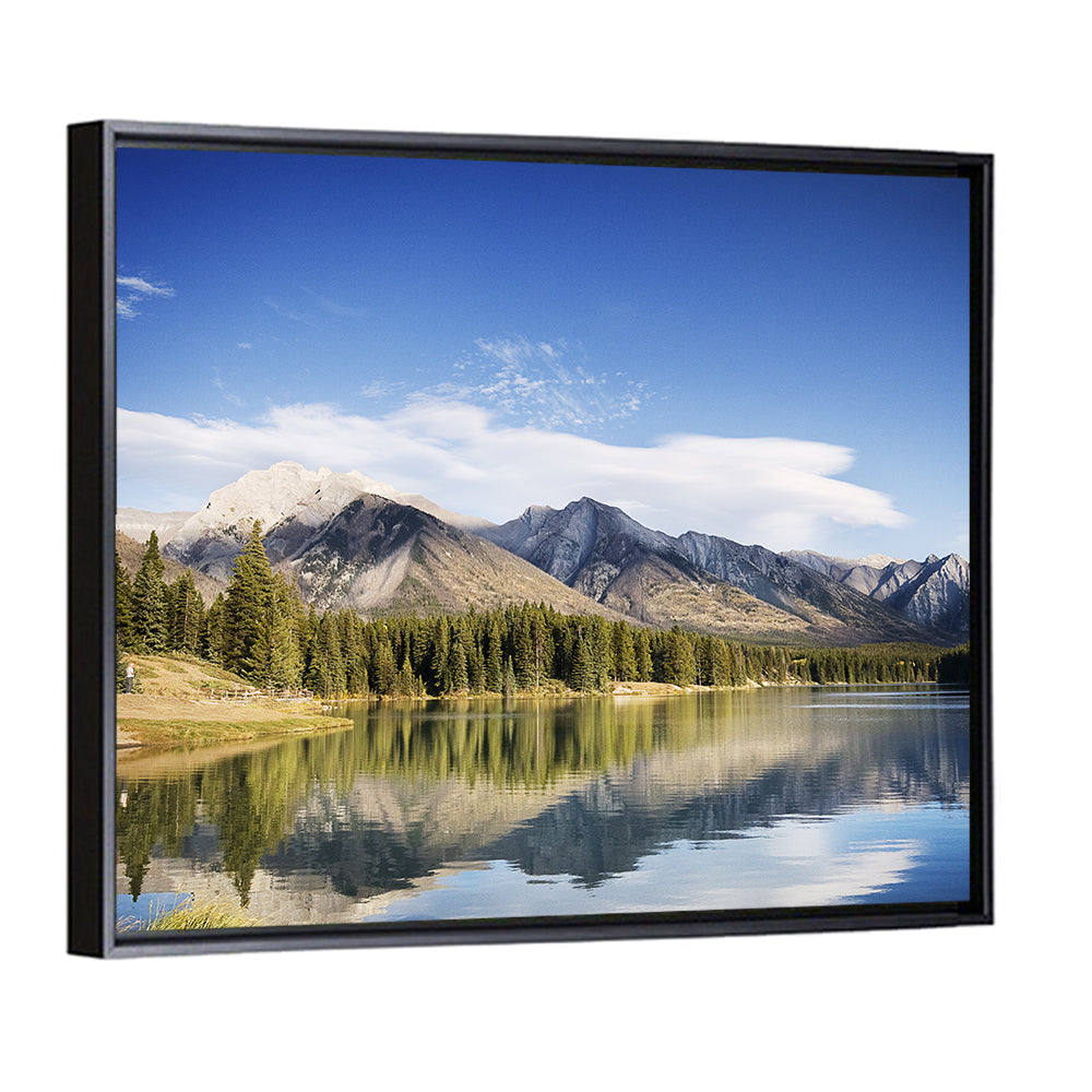 Minnewanka Lake Reflection Wall Art