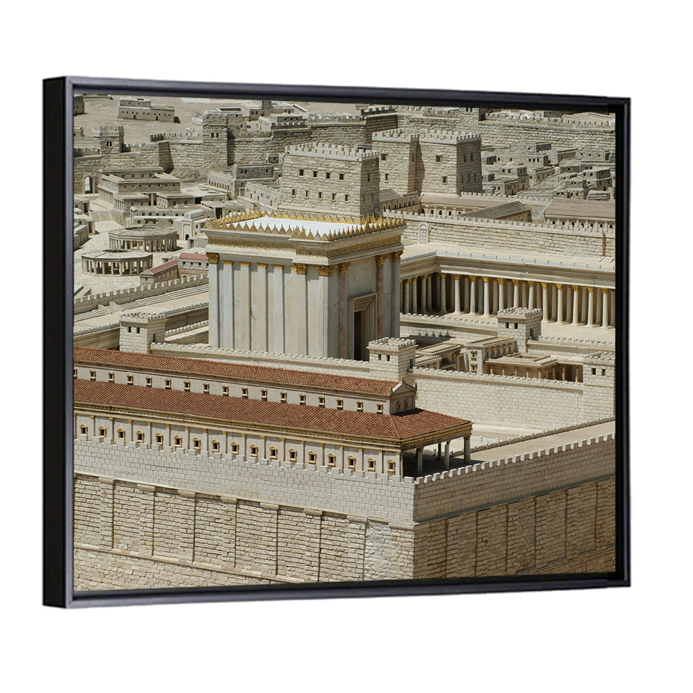 Holyland Model Second Temple Wall Art