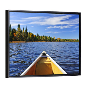 Canoe Bow & Lake Wall Art