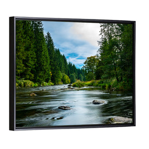 Bavarian Forest River Wall Art