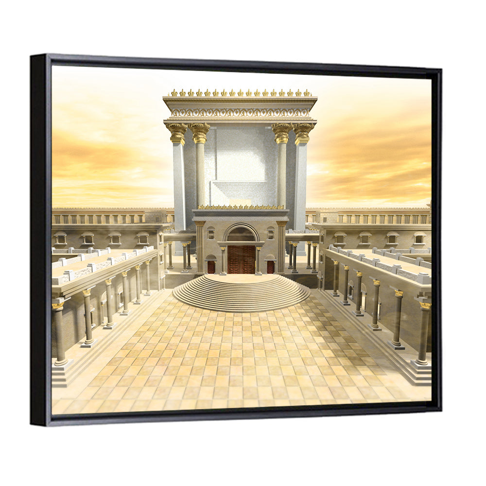 Herodian Temple at Sunset Wall Art